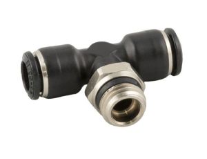 Adapter gwintowany teowy typu gwint – rura, 20 barów