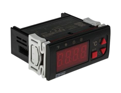 Regulator temperatury wł./wył. 2-wyjściowy, Uz 230 V AC, 77 x 35mm