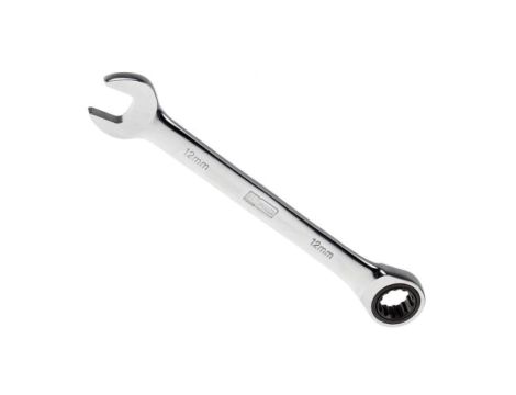 Klucz zapadkowy, roz. 12 mm, materiał: Stal chromowo-wanadowa, RS PRO