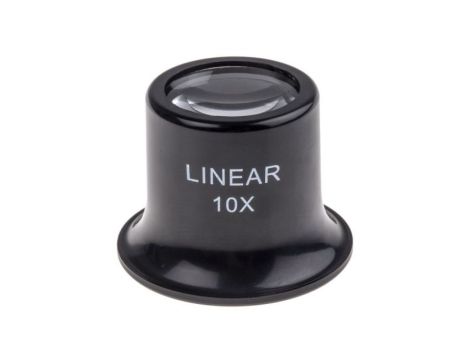 Szkło powiększające, typ: Lupa oczna biasferyczna, powiększenie: 10X, śr.: 25mm