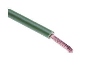 Kabel trzynormowy, dł. 100m 2,5 mm, 30 A, 1 kV DC, 600 V AC, Maks. +105C Zielony Zgodność z trzema normami, RS PRO