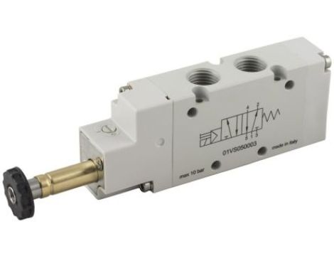 Pneumatyczne zawory elektromagnetyczne 5/2 Bistable G 1/2 5000NL/min RS PRO