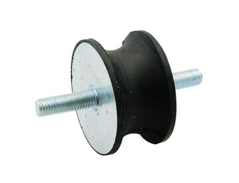 Nóżka z gwintem, M10, Ø 38mm, materiał: Guma naturalna 60Shore A, RS PRO