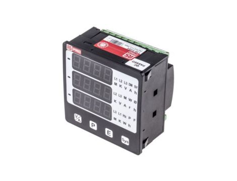 Cyfrowy miernik panelowy wielofunkcyjny, 0.5 (Lag Power Factor), 0.5 (Lead Power Factor), 1 (Normal Power Factor), 1