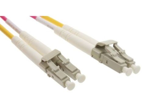 Kabel światłowodowy, średnica: 900m, OM4 Wielomodowy, Fioletowy, LC / LC