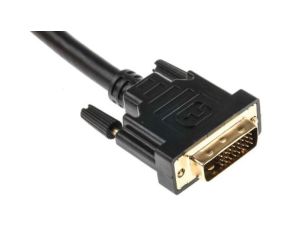 Zespół cyfrowych kabli wideo i monitorowych 3m Męskie DVI-D to Męskie DVI-D Czarny