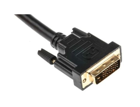 Zespół cyfrowych kabli wideo i monitorowych 3m Męskie DVI-D to Męskie DVI-D Czarny