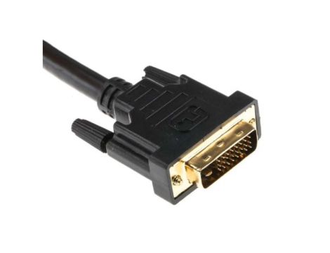 Zespół cyfrowych kabli wideo i monitorowych 5m Męskie DVI-D to Męskie DVI-D Czarny