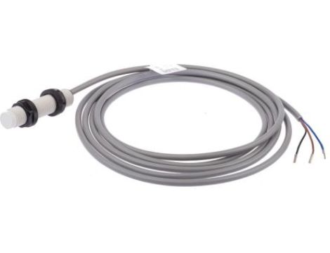 Czujnik pojemnościowy NPN 4 mm cylindryczny M12 x 1 200 mA 10→ 30 V DC IP67