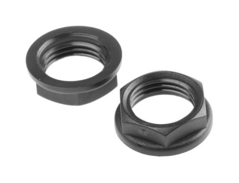 Nakrętka do dławnic kablowych, M16, kolor: Czarny, materiał: PA 6, RS PRO