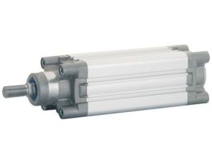 Siłownik pneumatyczny, dwustronnego działania Ø 80mm, skok 100mm, Amortyzacja, RS PRO