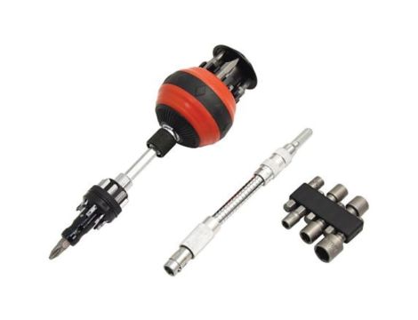 MULTI-BIT RATCHET BALL DRIVER 23 IN 1
