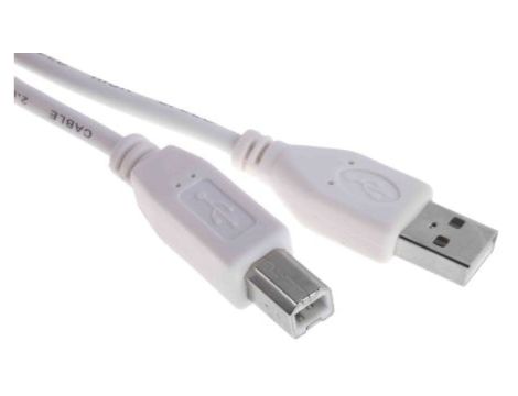 Kabel USB, dł. 2m, kolor: Biały