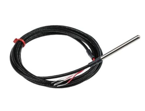 Termopara typ PT 100, -50C do +250C 50mm kabel 2m, Stal nierdzewna