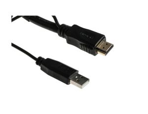 Zespół cyfrowych kabli wideo i monitorowych 30m Wtyk HDMI to Wtyk HDMI Czarny