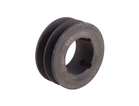 Krążek, śr. całkowita: 85.5mm, śr. otworu: 32mm, l. rowków: 2, Żeliwo, stal