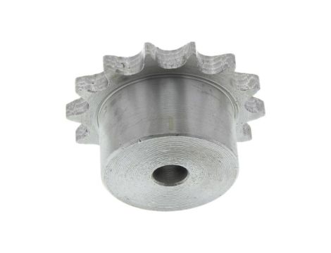 Koło łańcuchowe drabinkowe, 14 zębów, 08B-1, Pilot, śr otworu: 12mm, śr toczna: 57.07mm, Stal