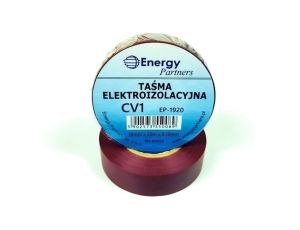 Taśma elektroizolacyjna PCW (19mm x 20m x 0.13mm) brązowa