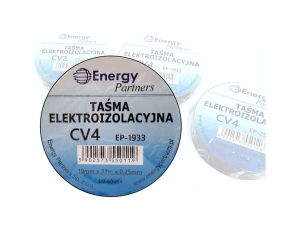 Taśma elektroizolacyjna PCW (19mm x 33m x 0.25mm) czarna
