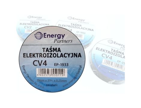 Taśma elektroizolacyjna PCW (19mm x 33m x 0.25mm) czarna