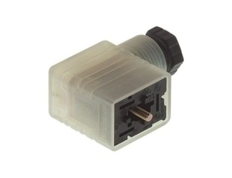 Gniazdo kablowe zaworowe przyłączeniowe z wskaźnikiem zadziałania LED typ B 2 + PE PG 9 GML 209 NJ GB1 LED 24 grau