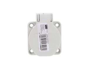 Gniazdo tablicowe z uziemieniem IP54 szare 2P+Z 104-0GS