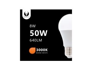 Żarówka LED E27 A60 8W 230V 3000K 640lm Forever Light RTV003458