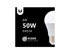 Żarówka LED E27 A60 8W 230V 4500K 640lm Forever Light RTV003459