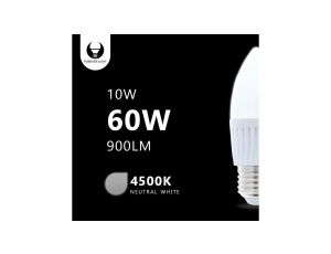 Żarówka LED E27 C37 10W 230V 4500K 900lm ceramiczna Forever Light RTV003465