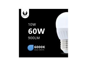 Żarówka LED E27 G45 10W 230V 6000K 900lm ceramiczna Forever Light RTV003471