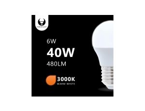 Żarówka LED E27 G45 6W 3000K 480lm Forever Light RTV003472