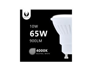 Żarówka LED GU10 10W 230V 4500K 900lm ceramiczna Forever Light RTV003475