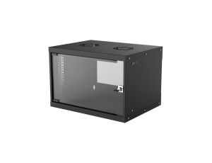 Szafa Wisząca 6U 540x400 Rack 19 Basic Flatpack Czarna