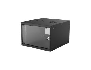 Szafka wisząca 6U 540x560 Rack 19, Basic, Flatpack, czarna