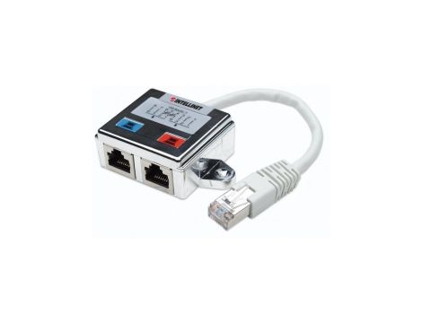 Adapter Rozgałęziacz LAN RJ45 / 2x RJ45 Ekranowany FTP