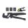 Zaciskarka do złącz MC4, Zaciskarka SOLAR KIT PROFI do złączek MC4 - SOLAR, pozycjoner do mc4 / ściągacz izolacji 2,5-6 mm2