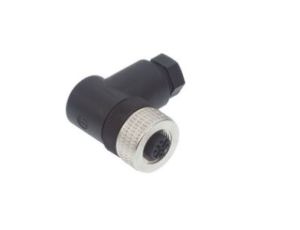 Złącze do samokonfekcjonowania M12 żeńskie kątowe 5-pinowe kod A DeviceNET / CANopen na przewód ELWIKA 5012 PG7