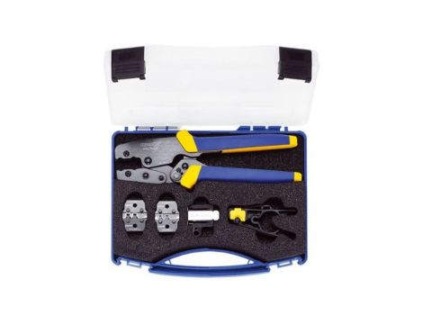 Zaciskarka do złącz MC4, Zaciskarka KLAUKE do złączek MC4, MC3 - SOLAR, pozycjoner do mc4 / ściągacz izolacji 1,5-6 mm2 /K907MC