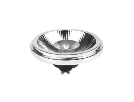 Żarówka TRISTAN-DIM ściemnialna ES111 CW gu10 12W 12 led 2835 230V kąt 24 stopnie AR111 z odbłyśnikiem zimna biała dimmable