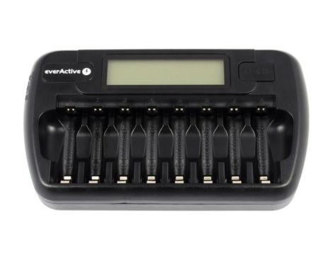 EVERACTIVE ŁADOWARKA PROCESOROWA AAA/AA, 8 W PEŁNI NIEZALEŻNYCH KANAŁÓW, ŁADOWANIE, ODŚWIEŻANIE, ADAPTER 12V W ZEST. NC-800