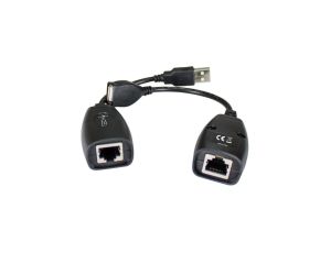Przedłużacz Extender USB do 50m po Kablu Sieciowym RJ45