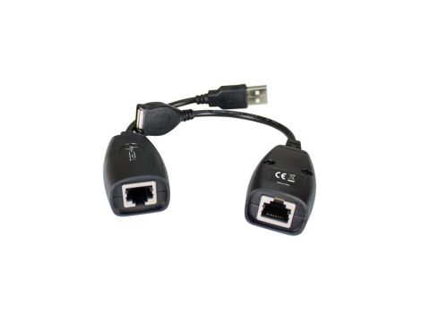 Przedłużacz Extender USB do 50m po Kablu Sieciowym RJ45