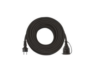 Przedłużacz 1-gniazdowy 25m 3 25mm guma / neopren P01725R