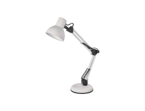 Lampa biurkowa E27 LUCAS 48 cm biały Z7609W