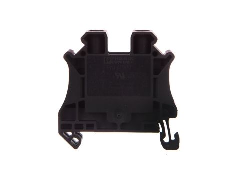 Złączka szynowa przepustowa 2-przewodowa 10mm2 czarna Ex UT 10 BK 3046320 /50szt./