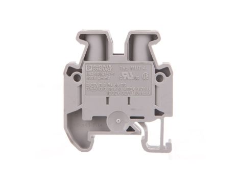 Złączka szynowa przelotowa 2-przewodowa 4mm2 szara Ex MUT 4 3248035 /50szt./