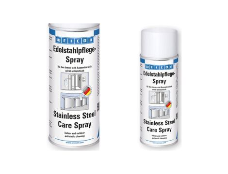 Spray do czyszczenia stali nierdzewnej WEICON / środek do czyszczenia nierdzewki / 11590400 STAINLESS STEEL CARE 400 ml
