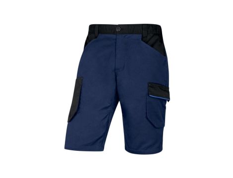 Bermudy robocze Mach2 z poliestru i bawełny granatowo niebieskie 3XL M2BE3 M2BE3BM3X