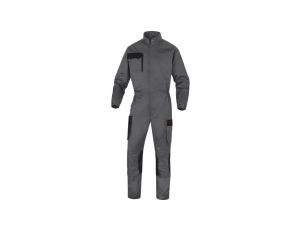 Kombinezon roboczy Mach2 z poliestru i bawełny szaro pomarańczowe L M2CO3 M2CO3GOGT