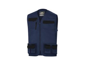Kamizelka robocza Mach2 z poliestru i bawełny granatowo niebieskie XL M2GI3 M2GI3BMXG